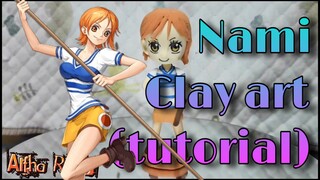 Nami chibi Clay art tutorial.