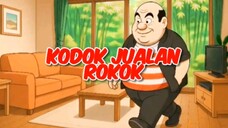 Kodok jualan rokok.