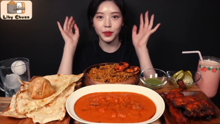 Ăn sập thế giới 21 Curry & Tandoori Chicken Mukbang Asmr #amthuc