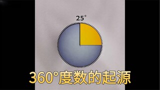 为什么一圈分为360°?这事还得从公元前3000年时候说起