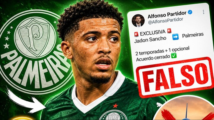 JADON SANCHO AL PALMEIRAS… TODO INTERNET CAYÓ 😳💀