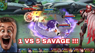 TOP 8  1 VS 5   TETAP DI HAJAR SAMPE SAVAGE !!!