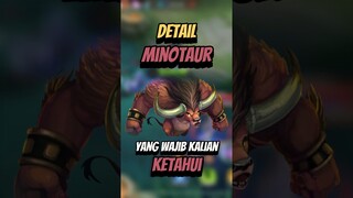 Detail minotaur yang wajib kalian ketahui #mlbb #mlbbcreatorcamp #mlbbshorts