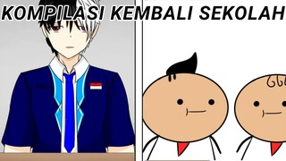 KOMPILASI KEMBALI SEKOLAH | HAL HAL YANG SERING TERJADI~ZUZU ANIMASI