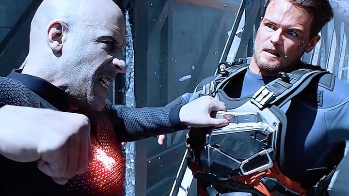 A hulking man has a billion nanobots in his body that automatically repair any injuries—totally over