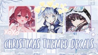 Aesthetic and cute Christmas themed decals/decal id | For your Royale high journal ♪ヽ(･ˇ∀ˇ･ゞ)