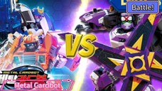 Metal Cardbot 4 Robot VS Shadow X