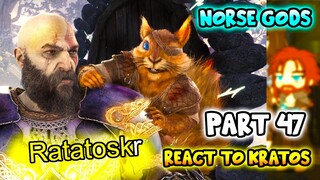 Norse Gods react to Kratos Part 47 || GOW Ragnarök || - Gacha Club React