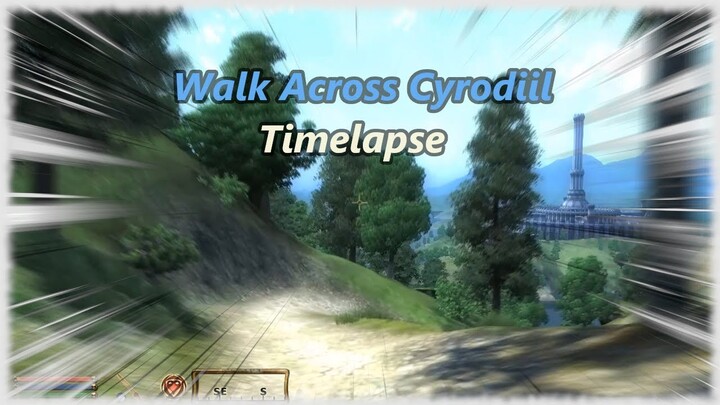 Walk Across the Entire Map Timelapse - Oblivion