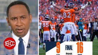 ESPN's Stephen A. reacts to Russell Wilson heats up, defense strong as Broncos beat Texans 16-9