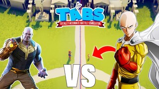 THANOS VS ONE PUNCH MAN! (TABS Funny Moments)