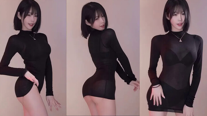 “Cat Dance” Korean KBJ Hot Dance — A Glimpse of Black Stockings…