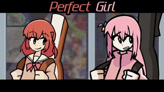 Perfect Girl, Kita Ikuyo VS Gotou Hitori | Friday Night Funkin' Weekly [Tweak Plot Armor Anime]