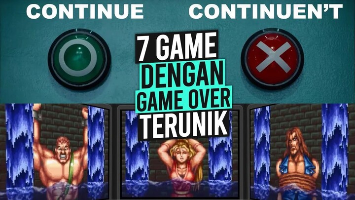 7 GAME Dengan Game Over Screen Terunik