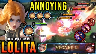 Super Tank Lolita 100% Annoying Guardian's Reflection!! - Build Top 1 Global Lolita ~ MLBB