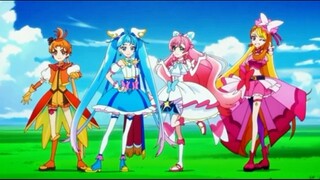 ゲキレンジャーvsひろがるスカイプリキュアvsボウケンジャーvsデリシャスパーティプリキュア 変身シーン