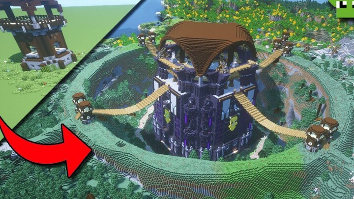 [Minecraft Time-Lapse Photography] Pillager Outpost Renovation Project