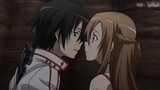 Kirito and Asuna's encounter, acquaintance, and love