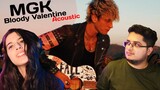 Machine Gun Kelly - Bloody Valentine Acoustic (Official Music Video Reaction)