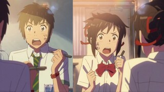 CINTA + Waktu = GILA Kiminonawa | panel story