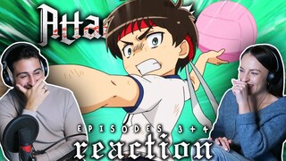 Attack on Titan: Junior High Episodes 3 & 4 REACTION!