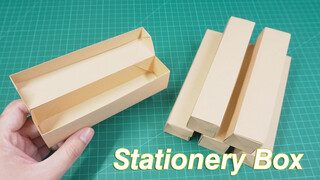 [DIY]How to fold a paper pencil-box with modern style