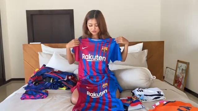CHALLENGE PAKAI SEMUA JERSEY BARCA + REVIEW SEMUA JERSEY ‼️#fcbarcelona #cules