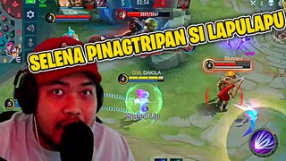 SELENA PINAGTRIPAN SI LAPU LAPU SA XP LANE | MOBILE LEGENDS