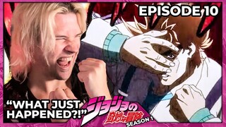 Okay, I like this JOJO!! | REACTION | JOJO'S BIZARRE ADVENTURE | S1 | EP 10