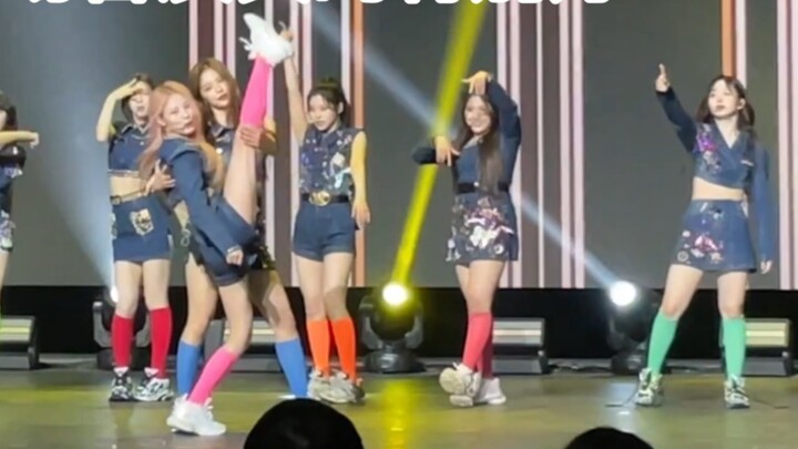 Feel the sound quality of the world NMIXX Move Your Body (Beyoncé Cover) Fan Shoot 20220520 Kcon Chi