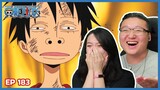 GUM GUM AIRHEAD IS SO EPIC LMAOOO LUFFY 🤣 | ONE PIECE Episode 183 Couples Reaction & Discussion