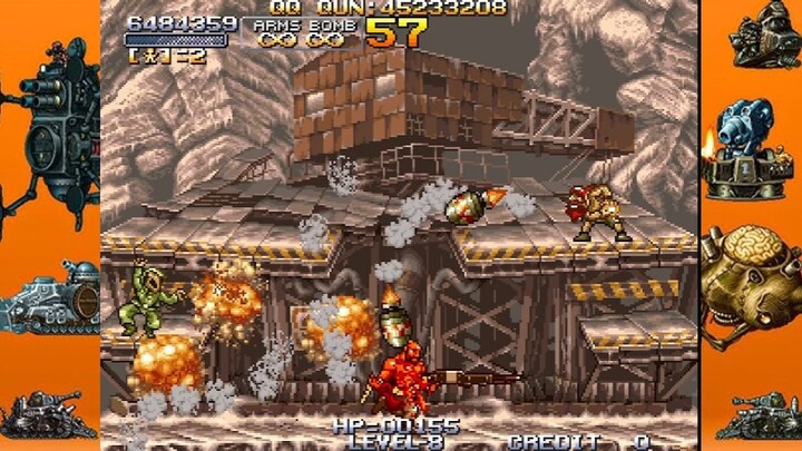 Metal Slug X Enemies Soldiers: Lvl MáX