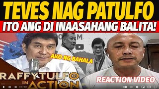 TULFO PLANONG IPATULFO NI CONG TEVES SI REMULLA ABALOS AT IBA PA REACTION VIDEO