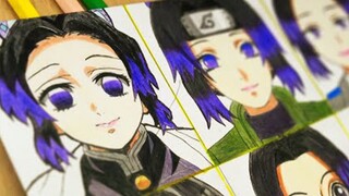 คุณจะวาดชิโนบุ โคโชโดยใช้สไตล์อนิเมะ 6 แบบได้อย่างไร?