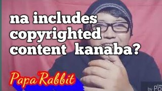 How to remove includes copyrighted content in youtube