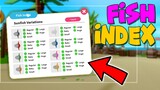 FASTEST Way To Complete Your *FISH INDEX*!? In Fishing Simulator - ROBLOX