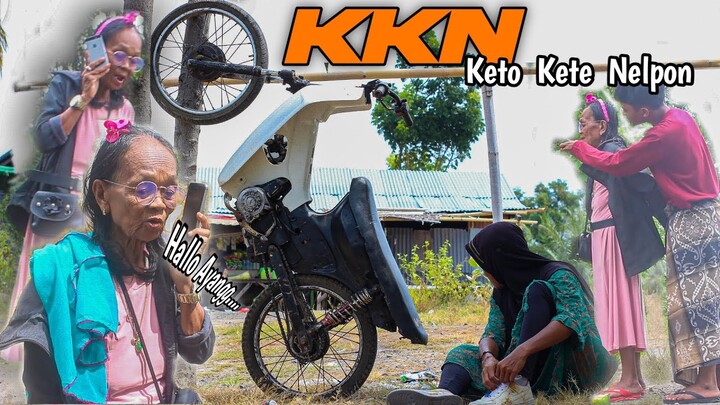 IBUK PELEMENG KKN !! Keto kete Nelpon Komedi Lombok Inak Pelemeng