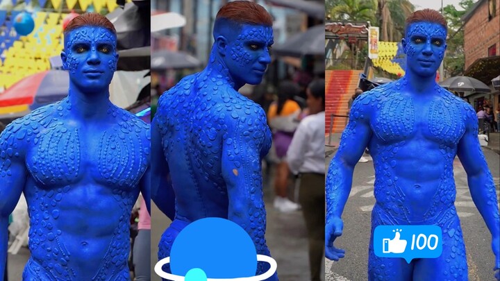 【Western Dining】Explosive!!! Male “Mystique” Leaves Passersby Speechless