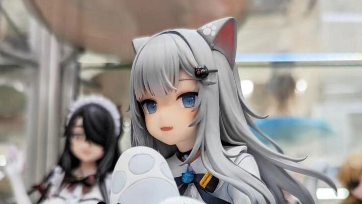 Details of the actual figure of Natsuki Nachoneko from Amagi