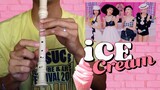 BLACKPINK, Selena Gomez - ICE CREAM (Flute Recorder Easy Letter Notes / Flute Chords)