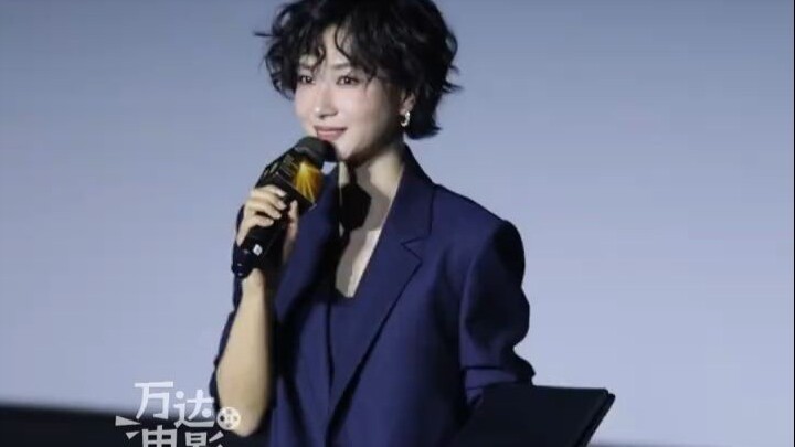Actress Wan Qian made a surprise appearance as the presenter at the launch ceremony of the Golden Ro