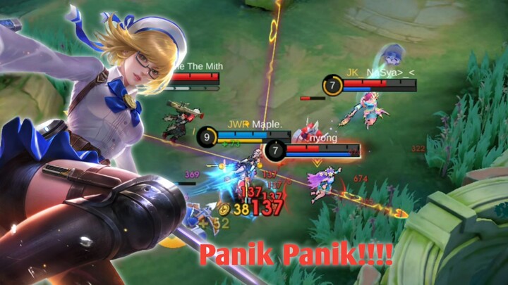 Fanny gesek gesek bikin musuh kewalahan !!!