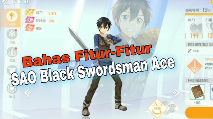 Bahas Fitur SAO Black Swordsman Ace Indonesia