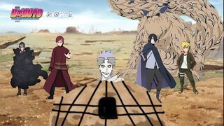 Urashiki Menyerang - Sasuke Gaara dan Shinki menyegel Urashisiki namun gagal, Boruto Episode 121-123