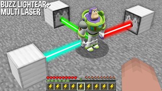 WHAT if MAKE SUPER BUZZ LIGHTYEAR with MULTI LAZER in Minecraft