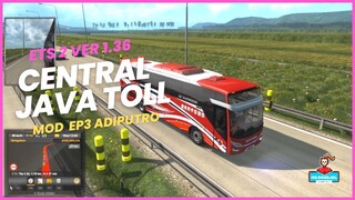 Euro Truck Simulator 2 Mod Maps Trans Java Sragen ,Central Java with happy driver Santoso bus