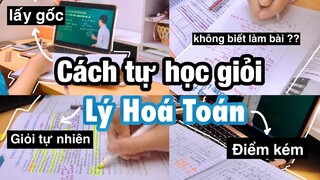 MẸO TỰ HỌC GIỎI HOÁ LÝ TOÁN TRONG HÈ | tài liệu, tips, lấy gốc