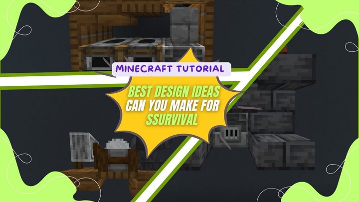 FURNACE DECORATION MINECRAFT TUTORIAL