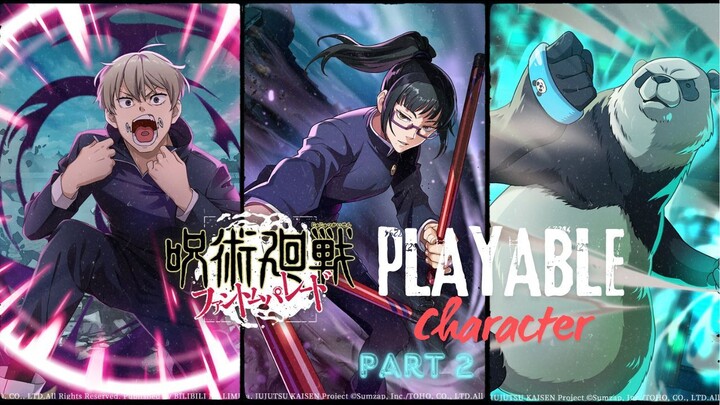 Meet JJK Playable Character Part 2 |Jujutsu Kaisen Phantom Parade |Bilibili #jjkphantomparade