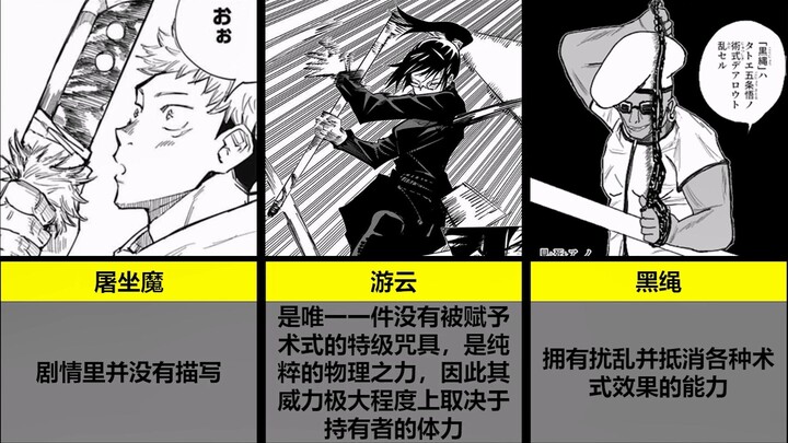[Ranking] Jujutsu Kaisen: Cursed Tools and Their Functions!!!